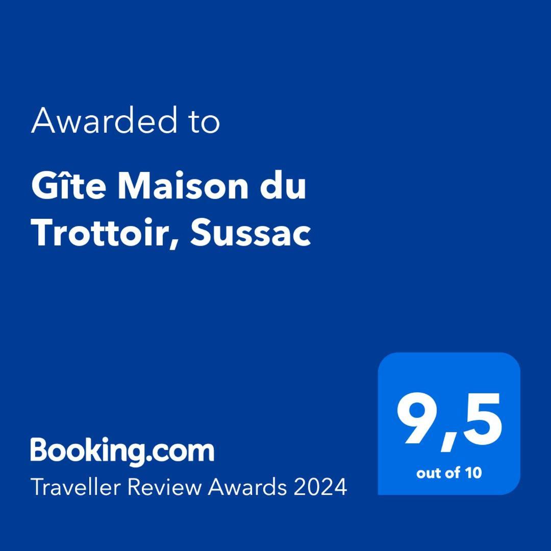 Gite Maison Du Trottoir, Sussac Exteriör bild